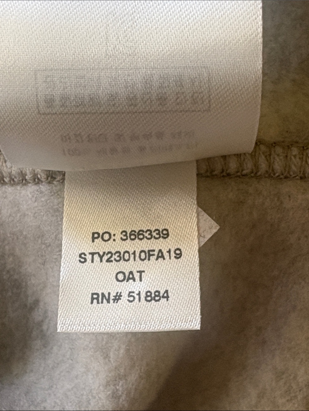 Patagonia Classic Gorpcore Synchilla Full Zip Fleece Vest Oatmeal Size S - Picture 10 of 10